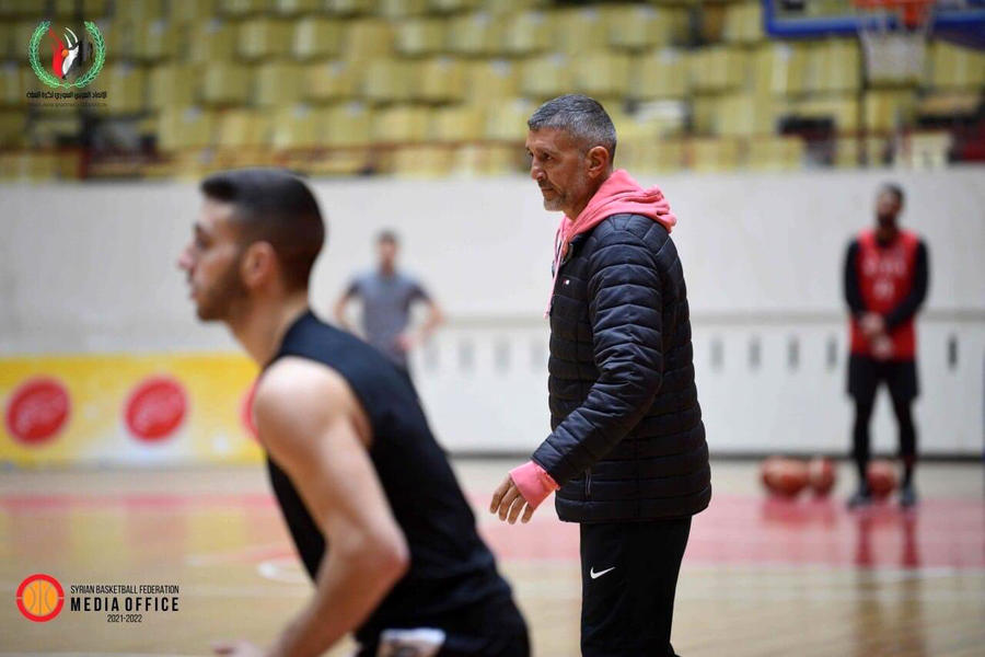 Javier Juárez, nuevo Entrenador de la Selección de Básquet de Siria (Foto: Federación de Básquetbol de Siria)